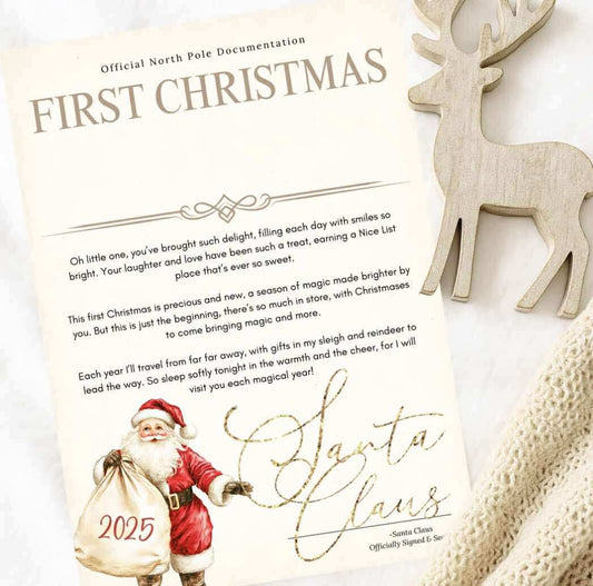 Personalised my first Christmas letter