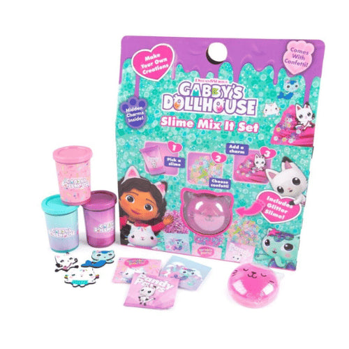 Gabbys Dollhouse Slime Mix It Set