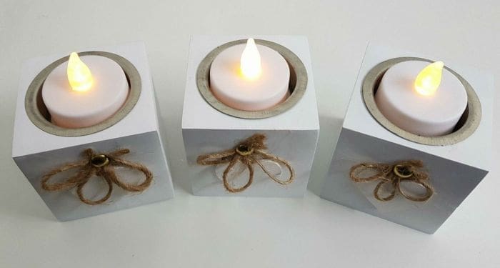 Chic tea light holders