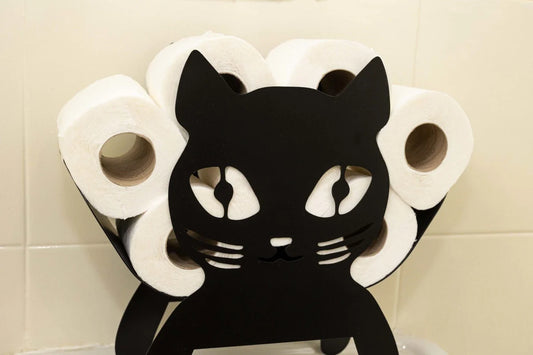 Cat Toilet Roll Holder