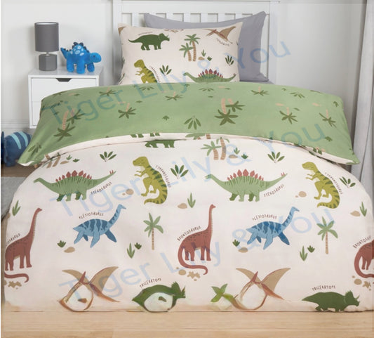Dinosaur duvet set