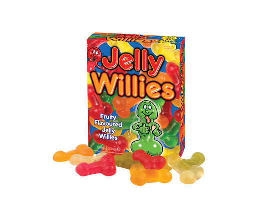 JELLY WILLIES FRUIT FLAVOURED SWEETS BY SPENCER AND FLEETWOOD