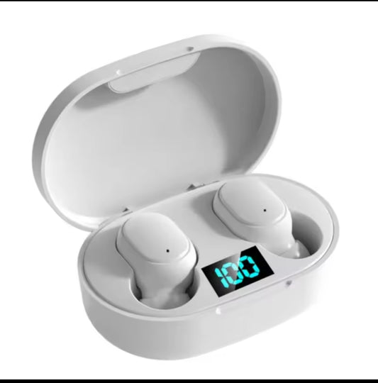 E6S Wireless Earbuds Noise Canceling Waterproof Ear Buds in-Ear Stereo Headphones with LED Display