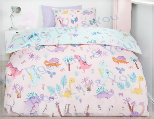 Girls Dinosaur duvet set