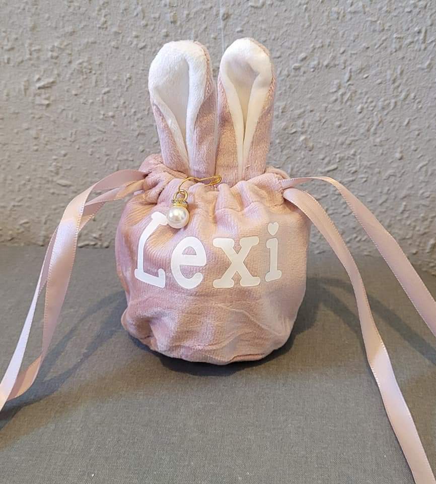 Pre order Personalised Bunny Bag & Sweets