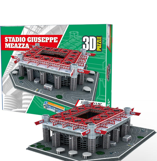 Georgie Porgy 3D Football Stadium Puzzle Toy DIY Building Model Kits Construction Sets (San Siro Staduim 113 Pieces)