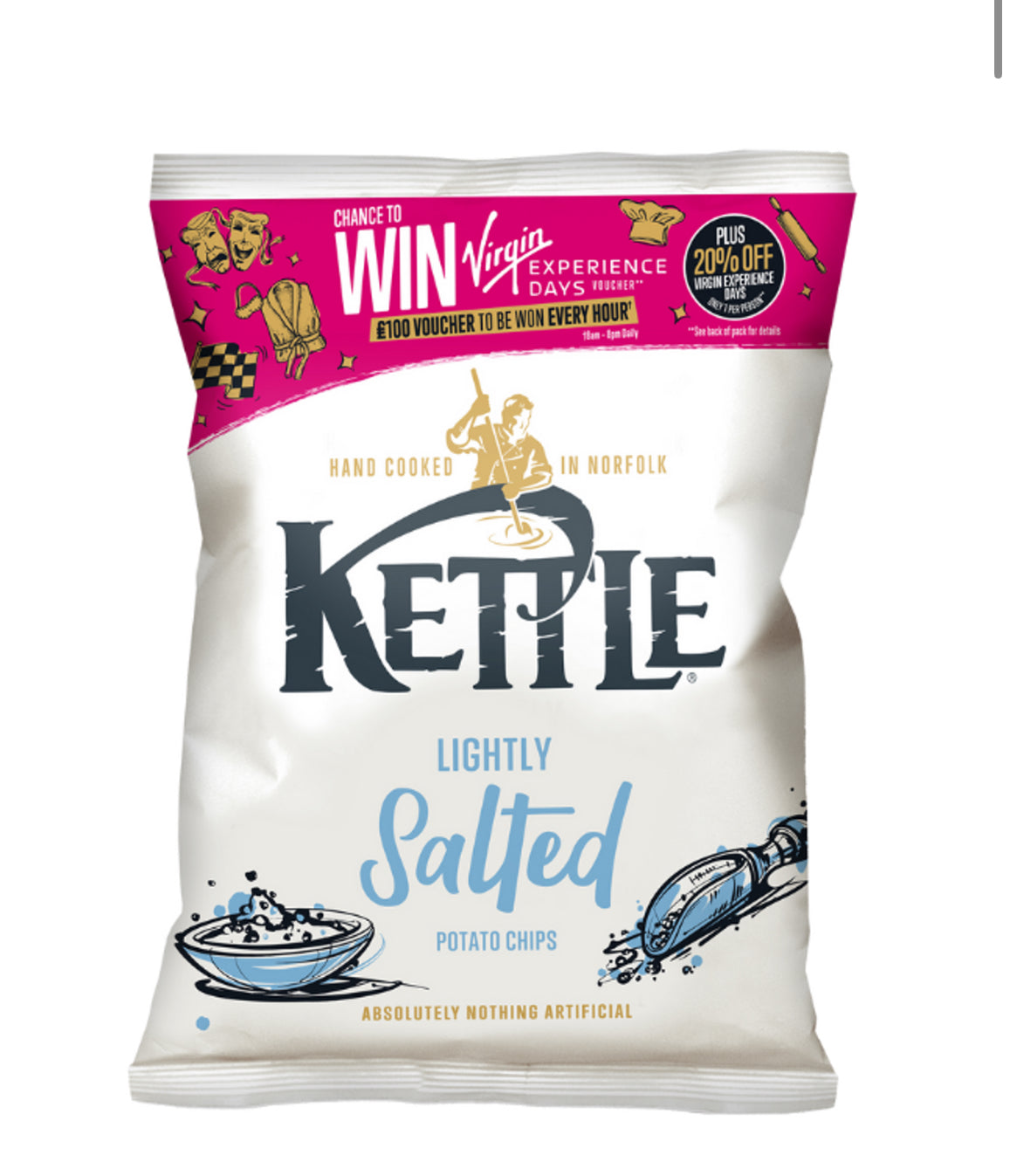 Kettle Crisps - Lightly Salted (18 x 40g)