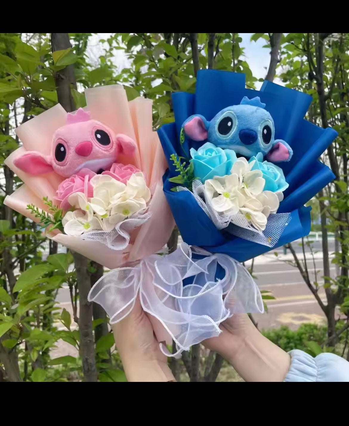 Cartoon bouquets