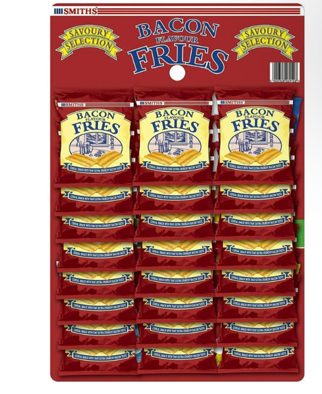 Smiths Bacon Fries (Pub Card) 24g x 24 Bags