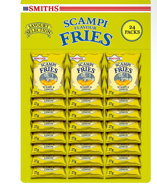 Smiths Scampi Fries (Pub Card) 24g x 24 Bags