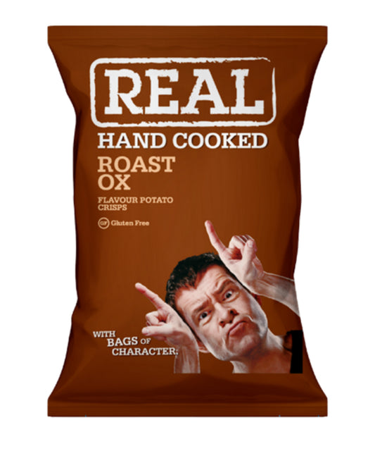 Real Crisps - Roast Ox (24 x 35g)