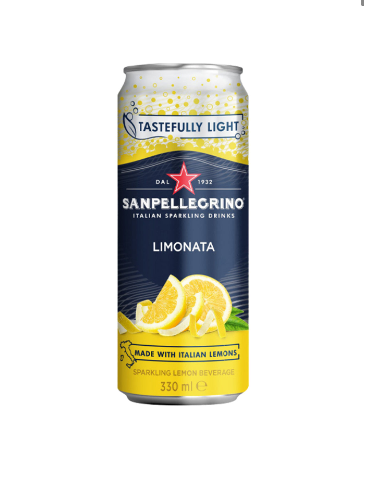 San Pellegrino Limonata (Lemon) Cans (24 x 330ml)