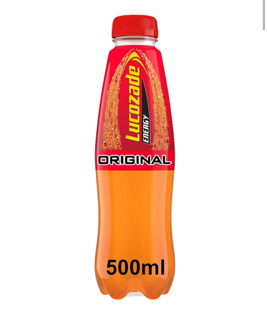 Lucozade Energy Original Bottles (24 x 500ml)