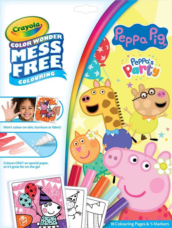 CRAYOLA COLOUR WONDER PEPPA PIG