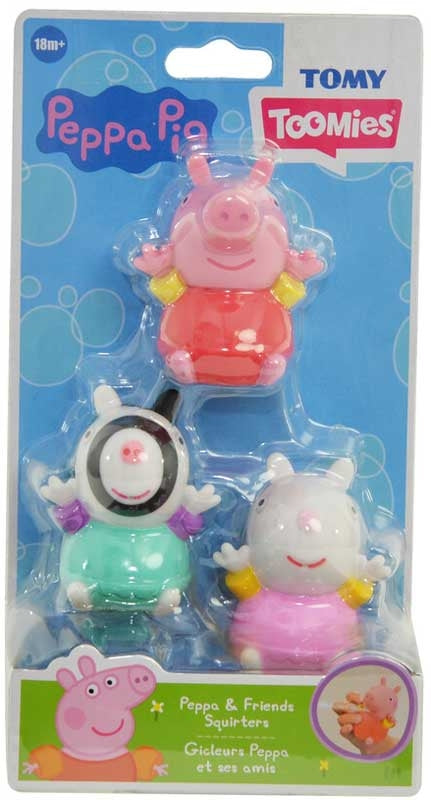 PEPPA & FRIENDS BATH SQUIRTERS