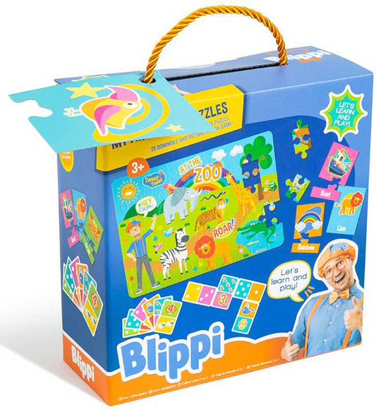 BLIPPI MY FIRST 3 IN 1 PUZZLES