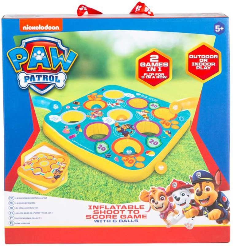 PAW PATROL INFLATABLE TARGET BALL GAME