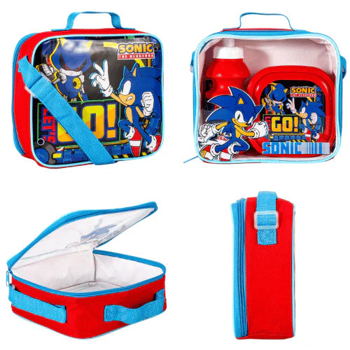 SONIC OFFICIAL 3 PIECE LUNCH BAG SET