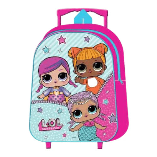 LOL SURPRISE OFFICIAL FOLDABLE STANDARD TROLLEY BACKPACK