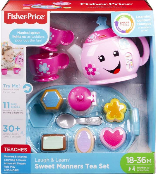 FISHER PRICE LAUGH AND LEARN SWEET MANNERS TEA SET