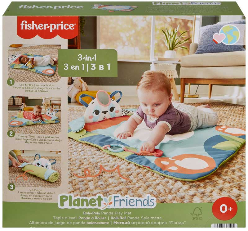 FISHER PRICE PLANET FRIENDS - ROLY-POLY PANDA PLAY MAT