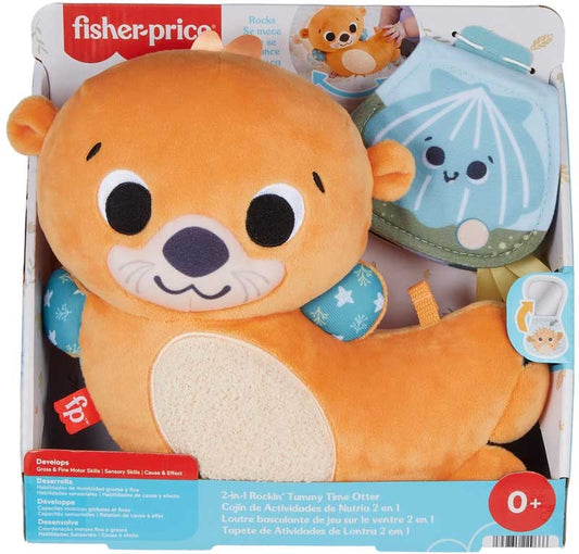 FISHER PRICE - 2-IN-1 ROCKIN’ TUMMY TIME OTTER