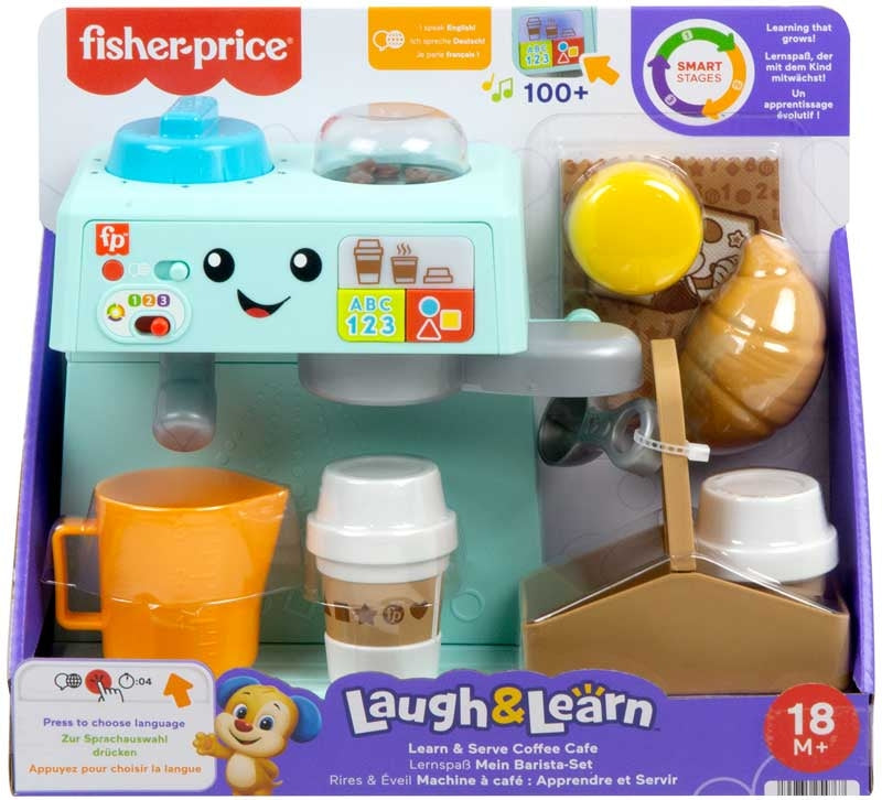 FISHER PRICE - LAUGH & LEARN LEARN & SERVE COFFEE