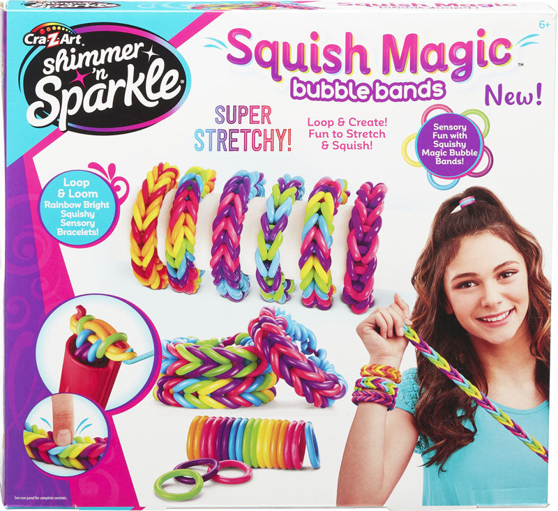 SHIMMER N SPARKLE SQUISH MAGIC BUBBLE BANDS