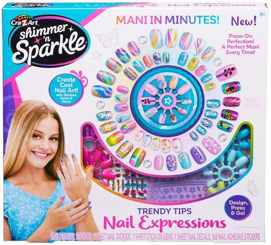 SHIMMER N SPARKLE TRENDY NAIL EXPRESSIONS