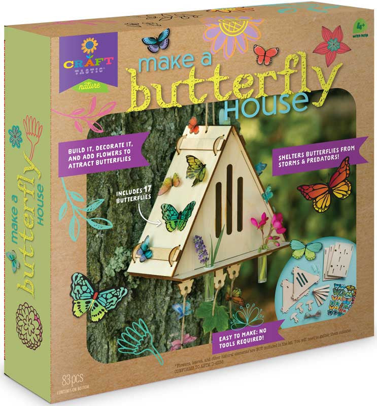 ANN WILLIAMS CRAFT-TASTIC MAKE A BUTTERFLY HOUSE