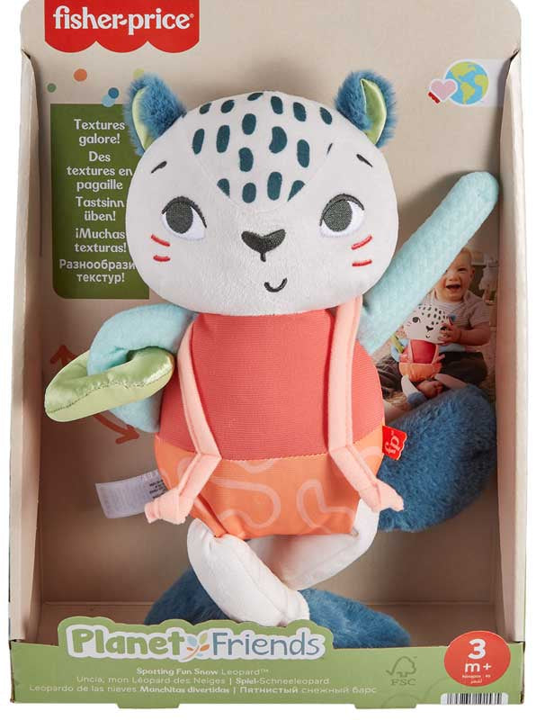 FISHER PRICE PLANET FRIENDS - SPOTTING FUN SNOW LEOPARD