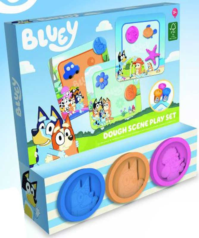 BLUEY DOUGH SCENE PLAY SET