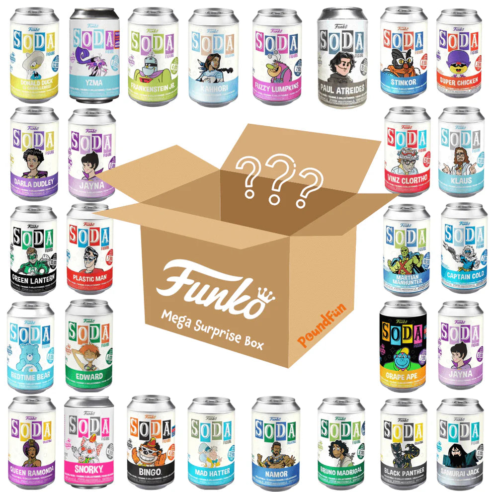 Funko Vinyl Soda Cans Mega Surprise Box