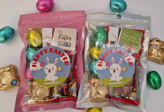 Easter chocolate pouches