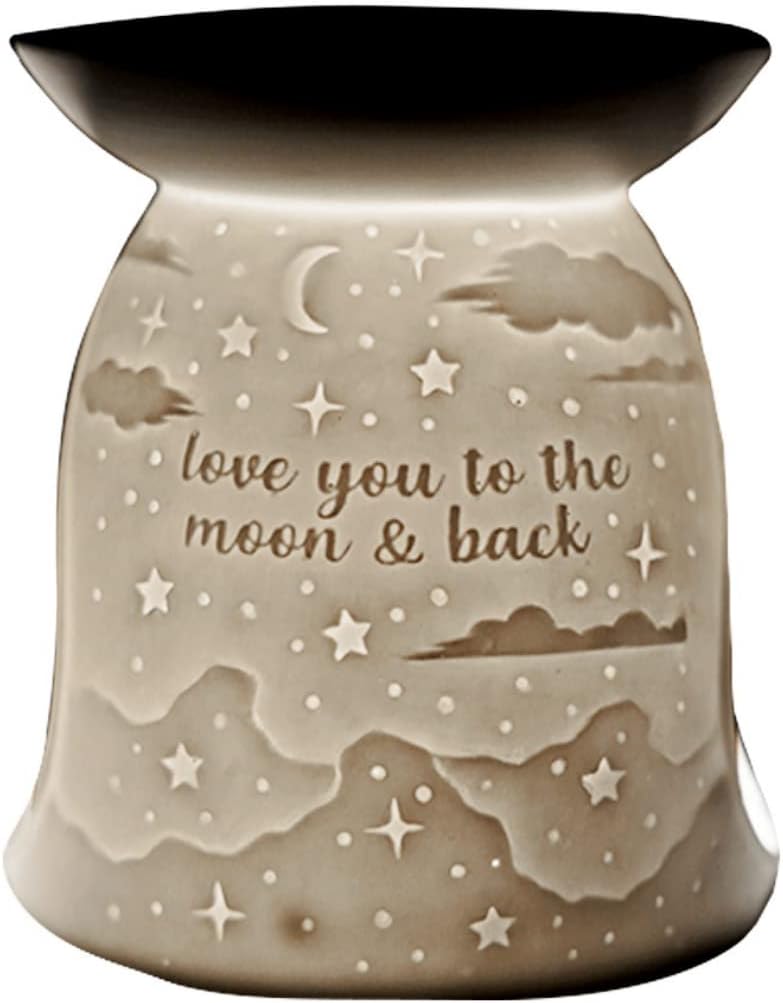 Porcelain tea light wax burner