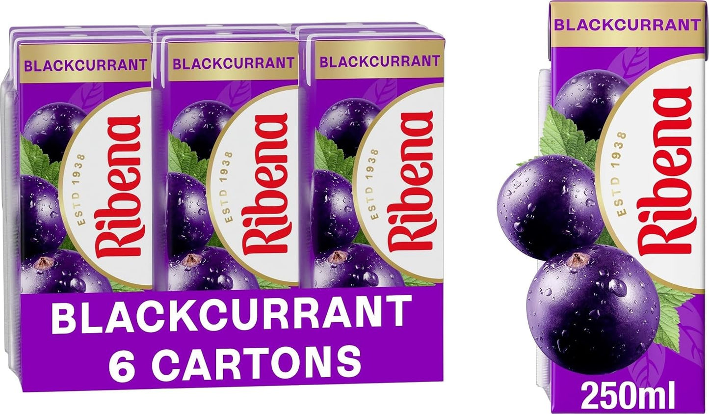 Ribena cartons x6