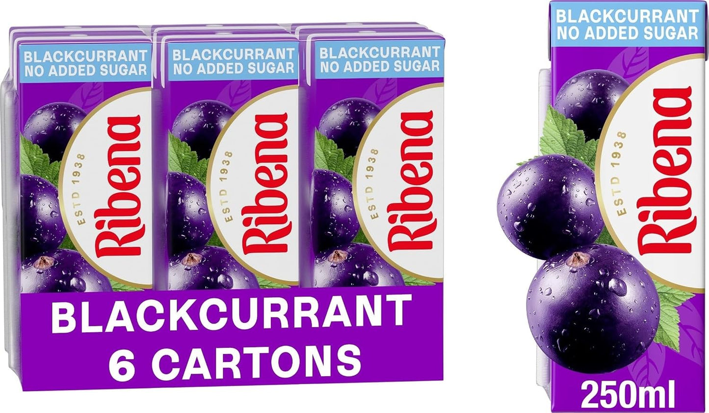 Ribena cartons x6
