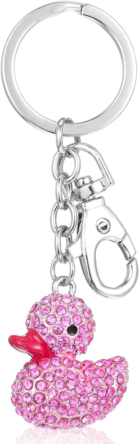 Duck bling keyring