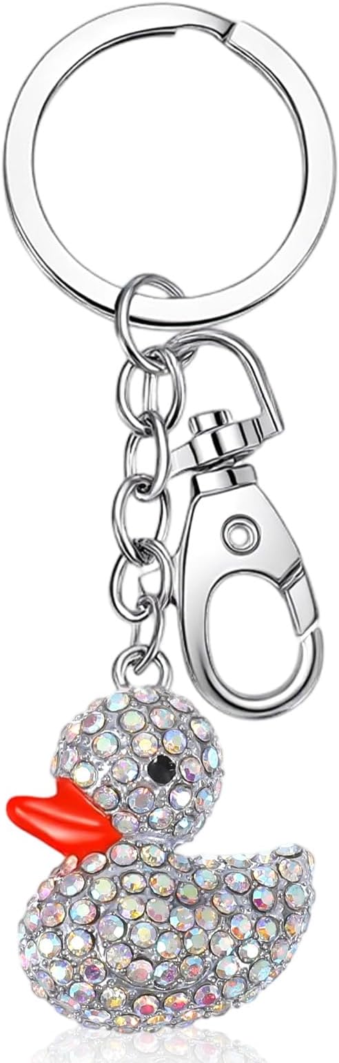 Duck bling keyring