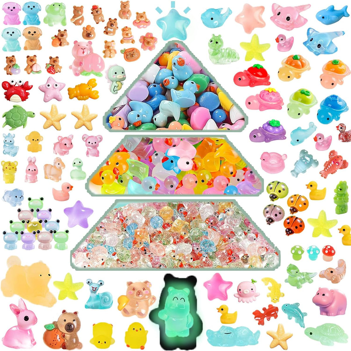 230 piece resin animals