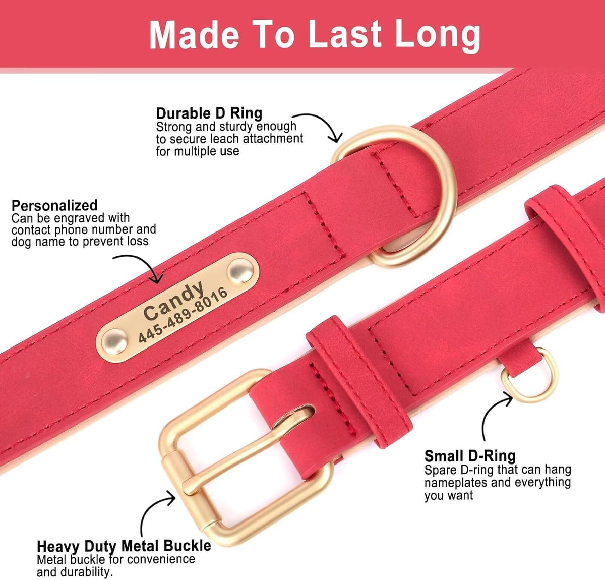 Personalised dog collars