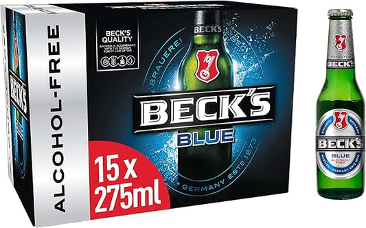 Becks lager x15 alcohol free