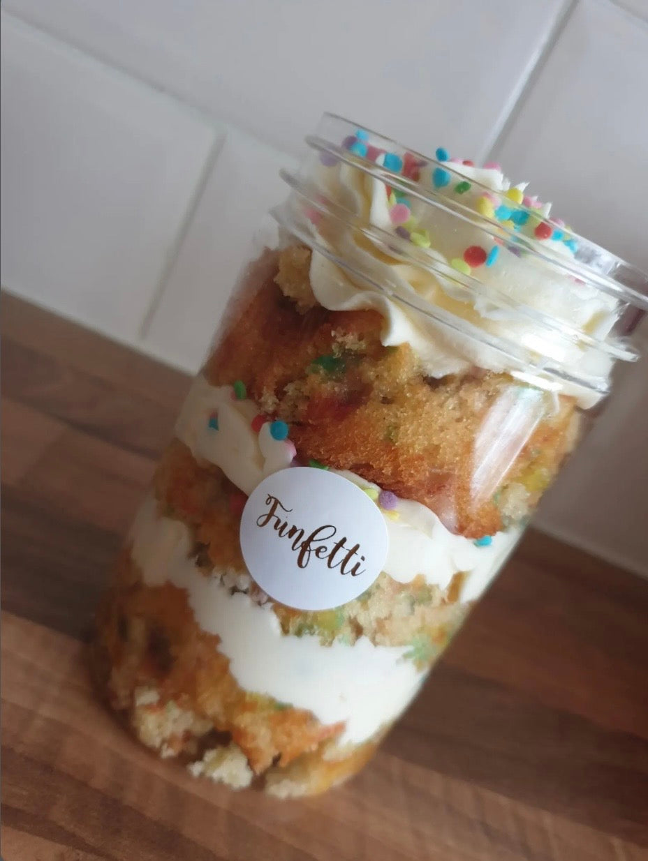 Cake jars x2
