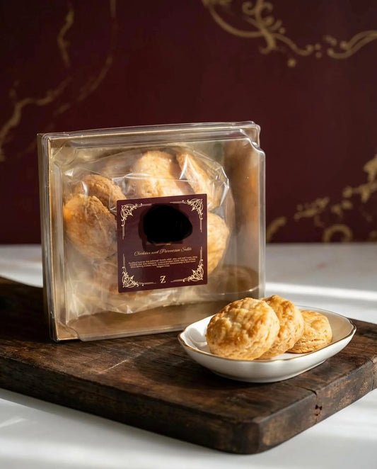 Cheddar and Parmesan sables