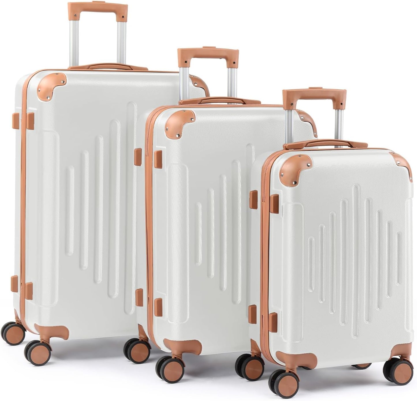 3 piece luggage suitcase set