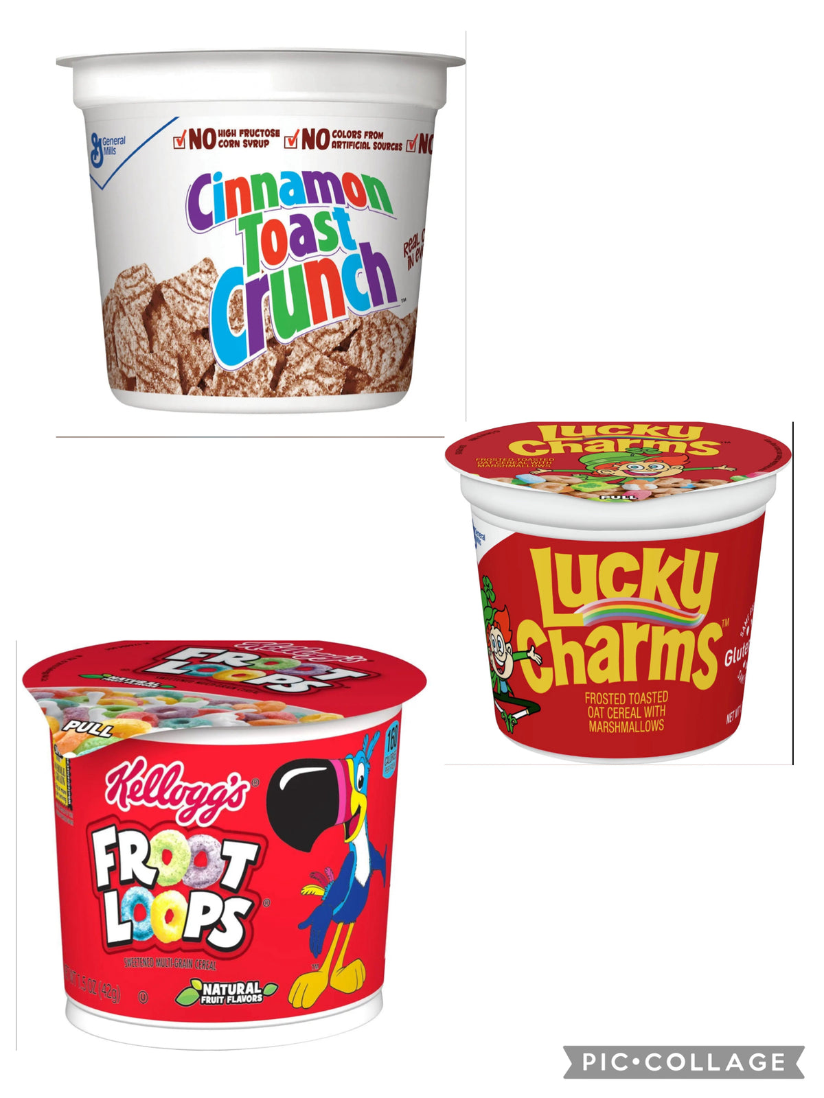 Cereal pots x3