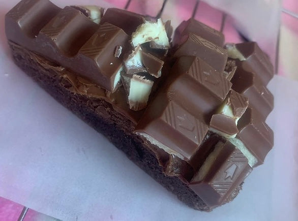 Chocolate pizza slice