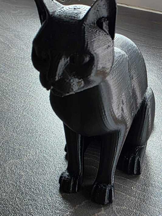 3D printed cat ornament