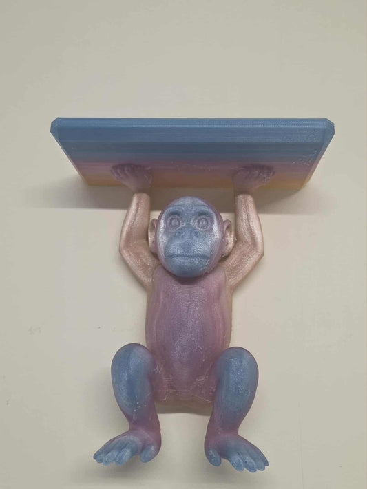 3D printed monkey shelf