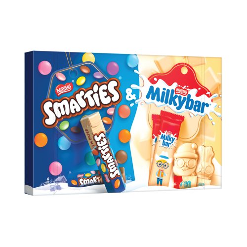 Nestle smarties and Milkybar
